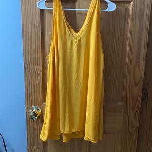 Torrid yellow tank top